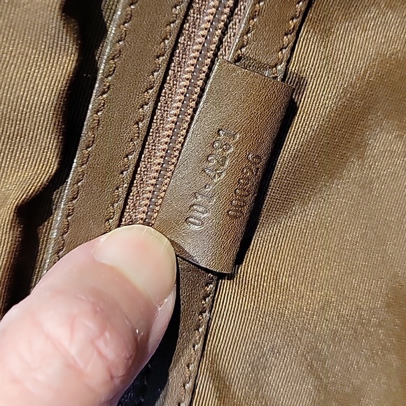 Authentic Gucci light pink monogram canvas shoulder bag - Picture 12 of 16